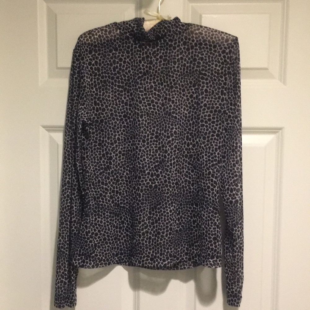 St. John Sport mock turtleneck
